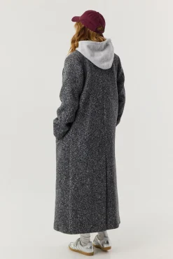 TALYA Płaszcze^Płaszcz Carmen dark grey melange