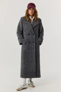 TALYA Płaszcze^Płaszcz Carmen dark grey melange