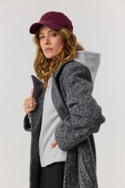 TALYA Płaszcze^Płaszcz Carmen dark grey melange