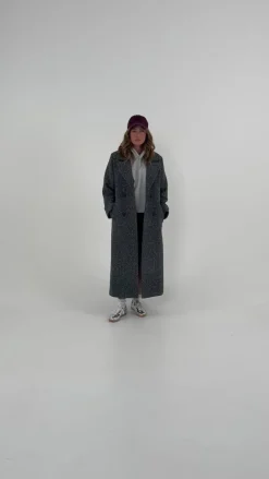 TALYA Płaszcze^Płaszcz Carmen dark grey melange