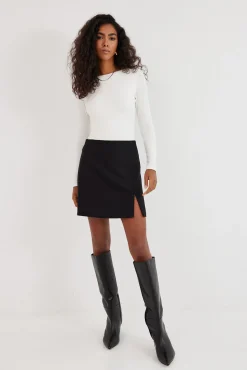 TALYA Spódnice^Spódnica Glen wool black