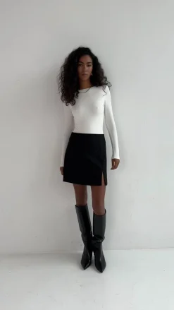 TALYA Spódnice^Spódnica Glen wool black