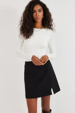 TALYA Spódnice^Spódnica Glen wool black