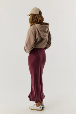TALYA Spódnice^Spódnica Petra long burgundy