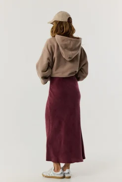 TALYA Spódnice^Spódnica Petra long burgundy