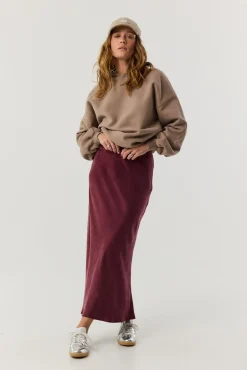 TALYA Spódnice^Spódnica Petra long burgundy