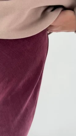 TALYA Spódnice^Spódnica Petra long burgundy