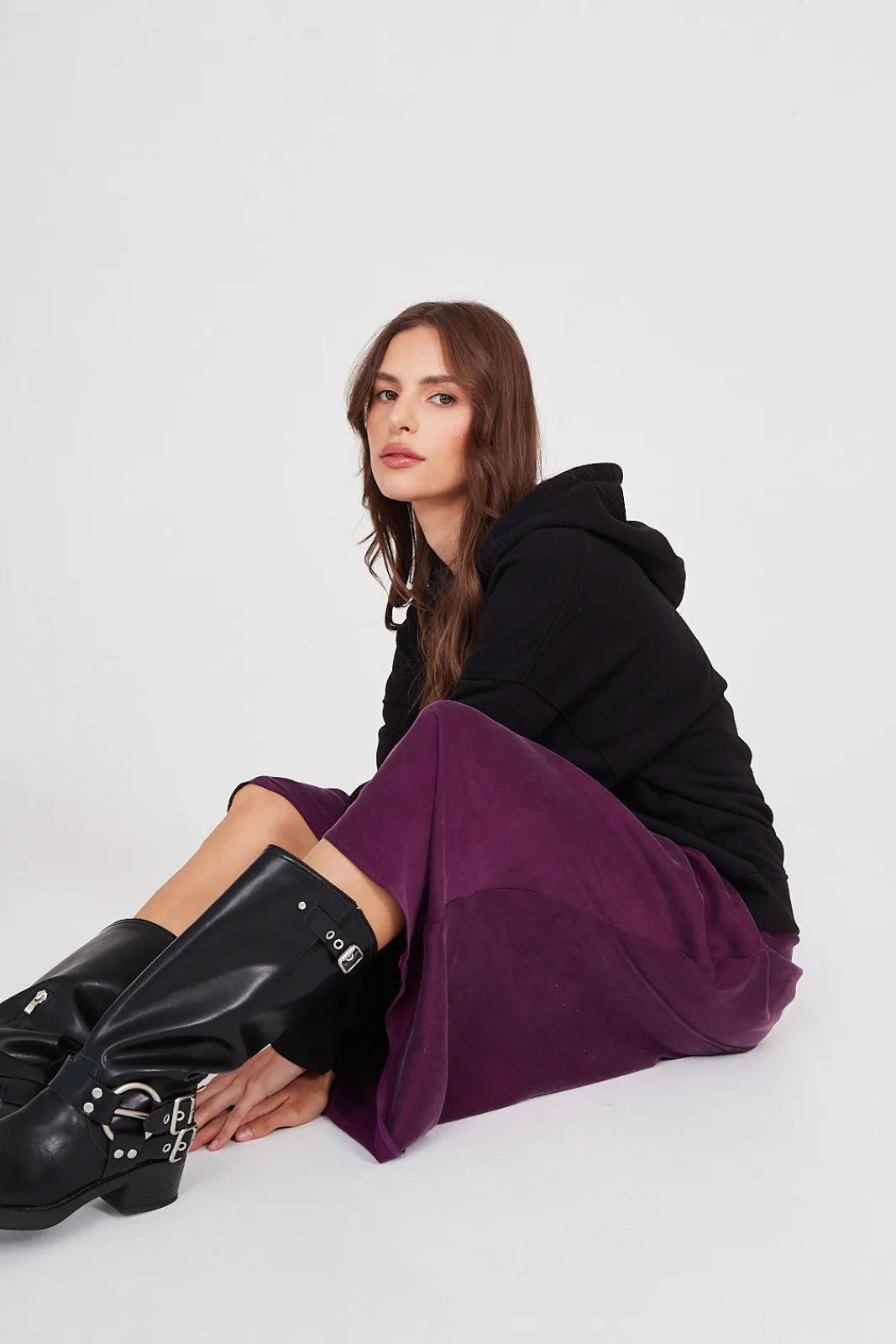 TALYA Spódnice^Spódnica Petra long plum