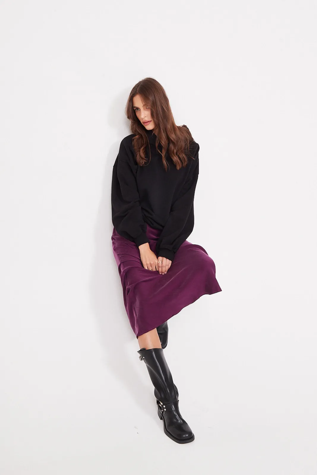 TALYA Spódnice^Spódnica Petra long plum