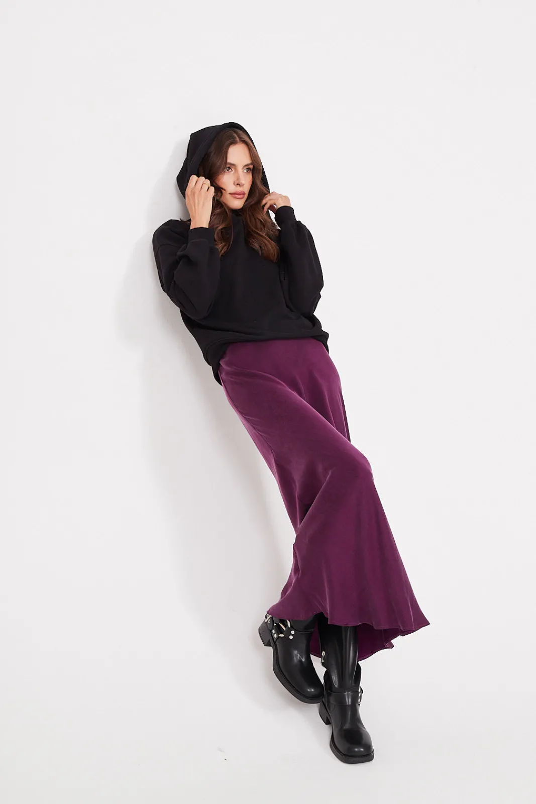 TALYA Spódnice^Spódnica Petra long plum