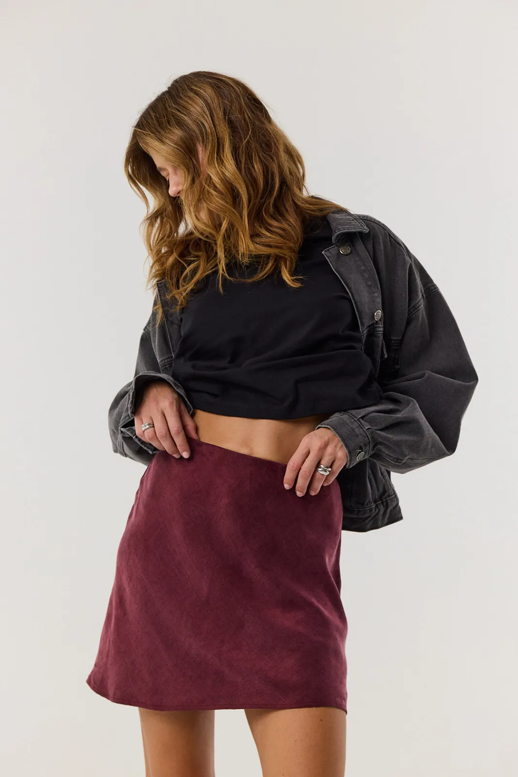 TALYA Spódnice^Spódnica Petra short burgundy