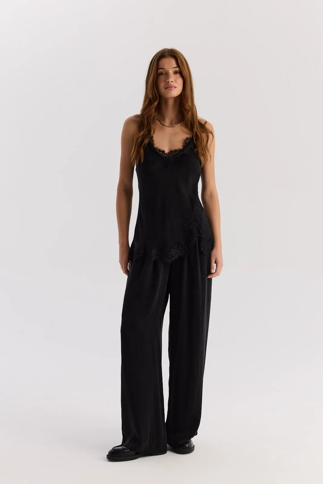 TALYA Spodnie^Spodnie Cupro black