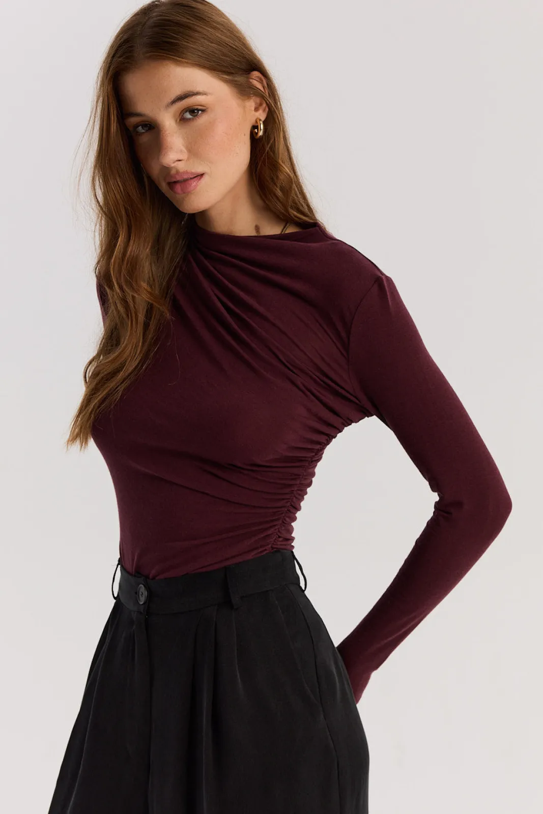 TALYA Spodnie^Spodnie Cupro black