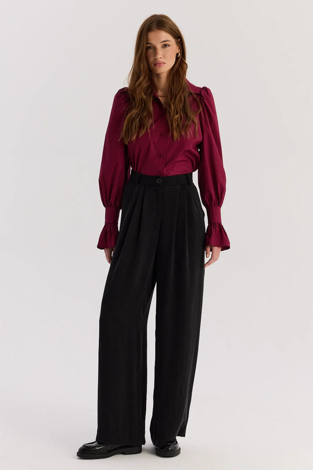 TALYA Spodnie^Spodnie Cupro black