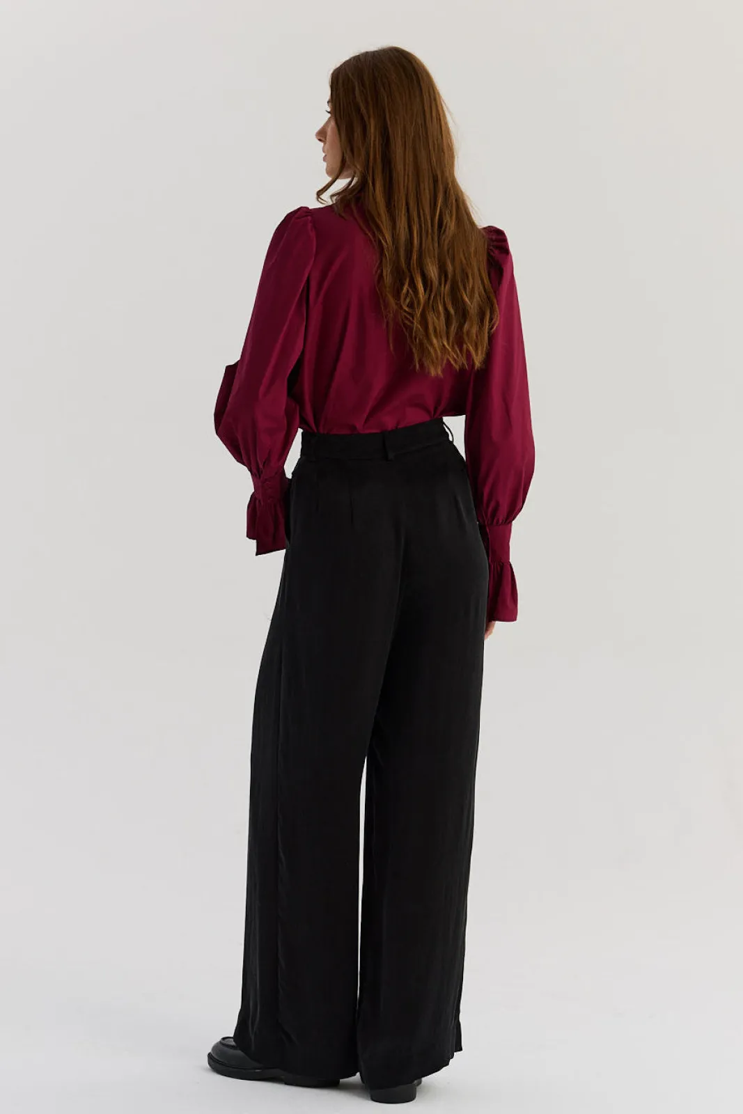 TALYA Spodnie^Spodnie Cupro black