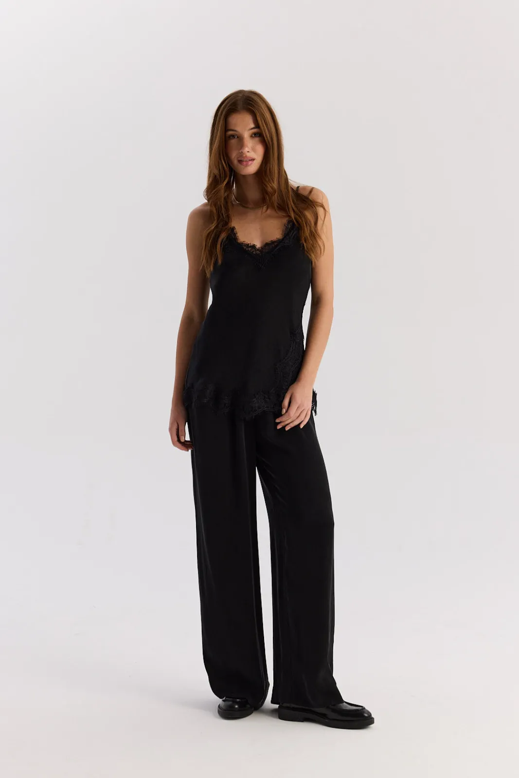 TALYA Spodnie^Spodnie Cupro black