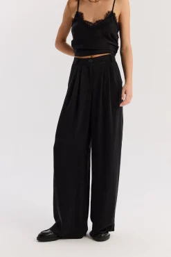 TALYA Spodnie^Spodnie Cupro black