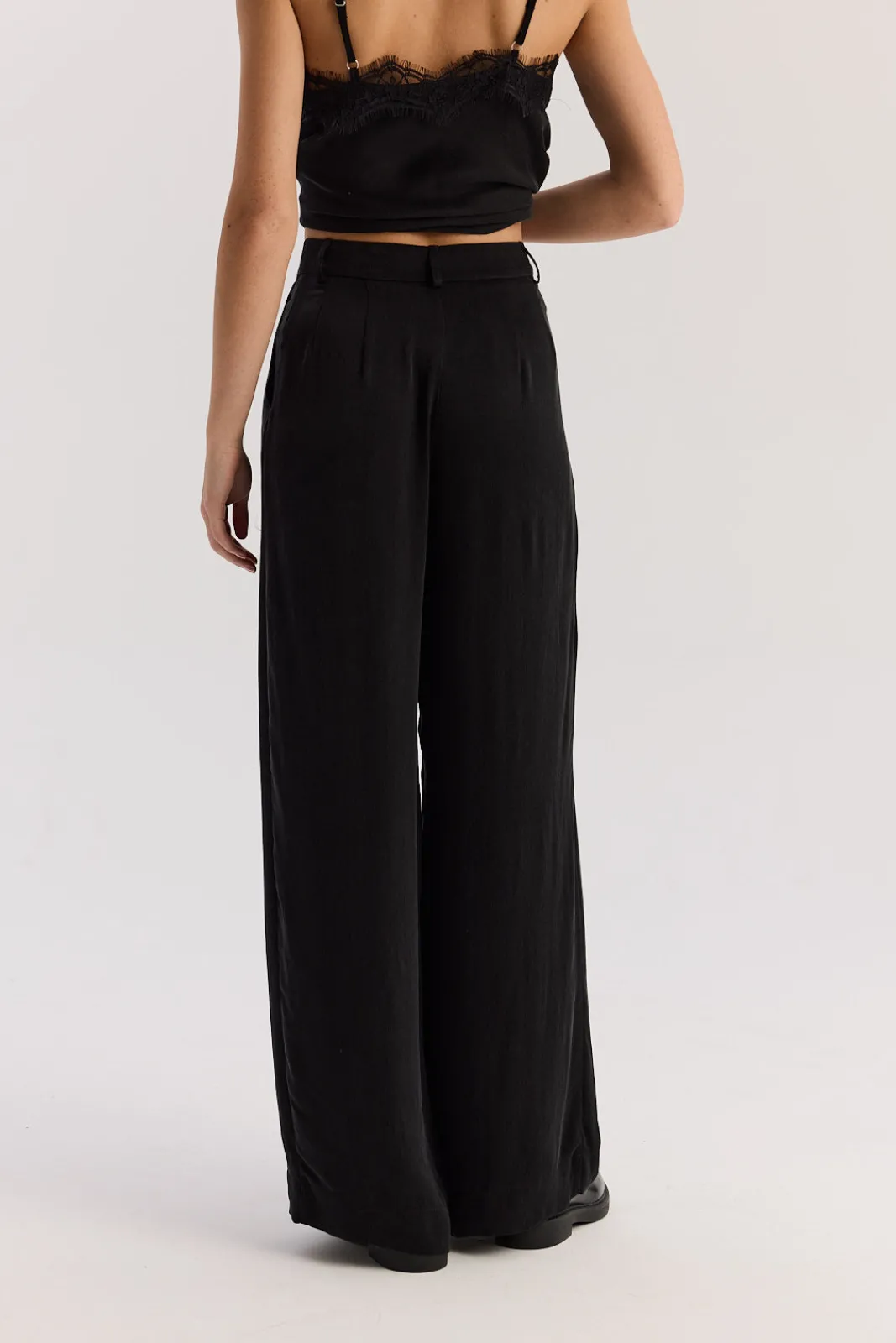 TALYA Spodnie^Spodnie Cupro black