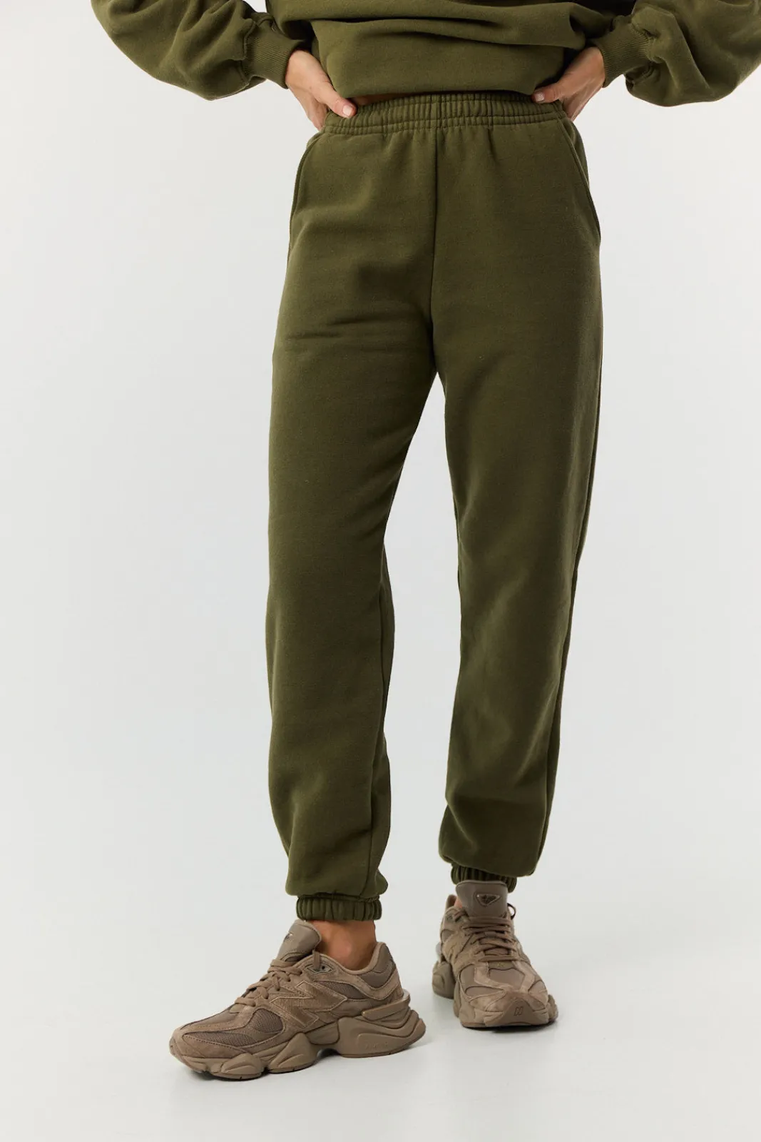 TALYA Spodnie Dresowe^Spodnie dresowe khaki