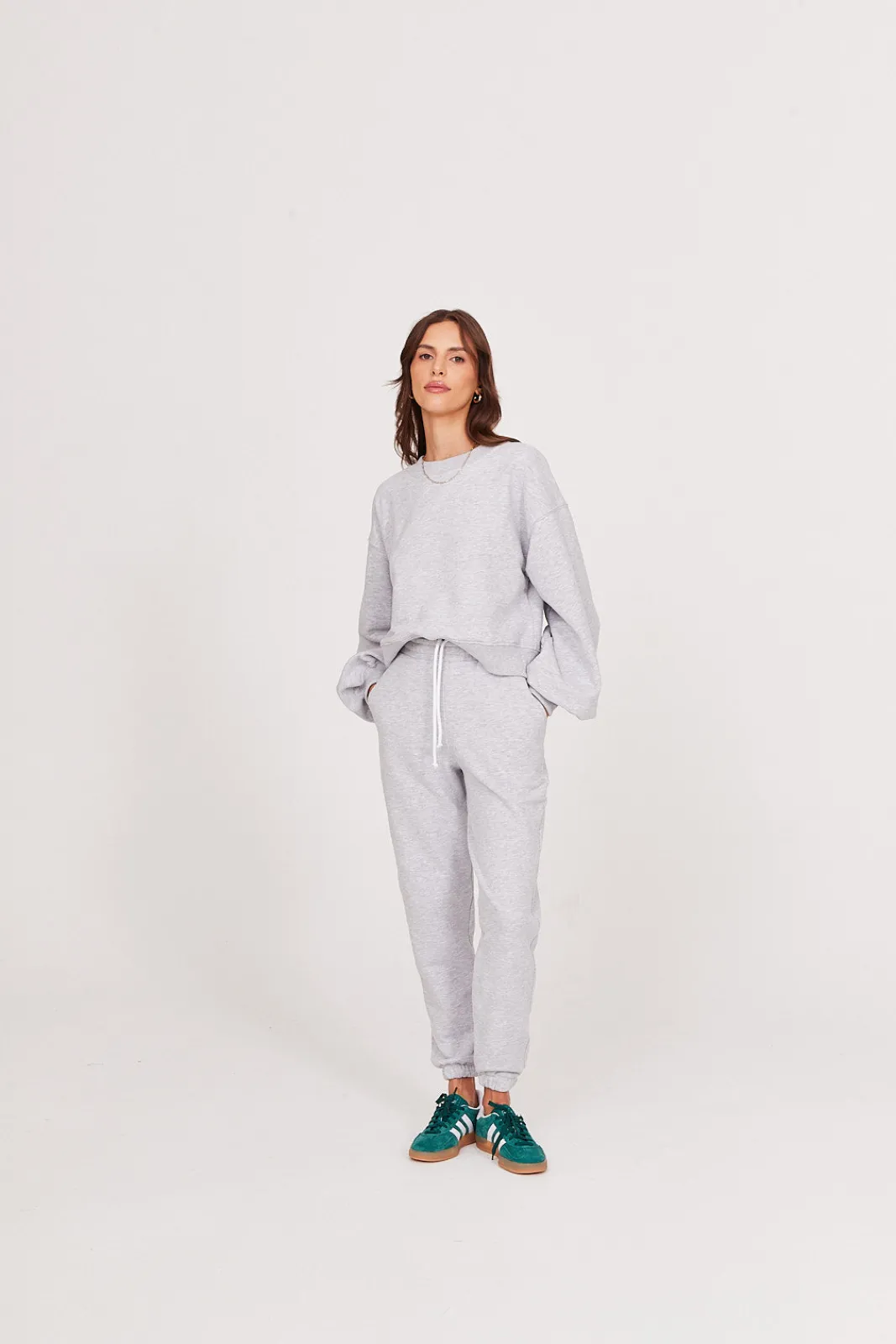 TALYA Spodnie Dresowe^Spodnie dresowe light grey melange