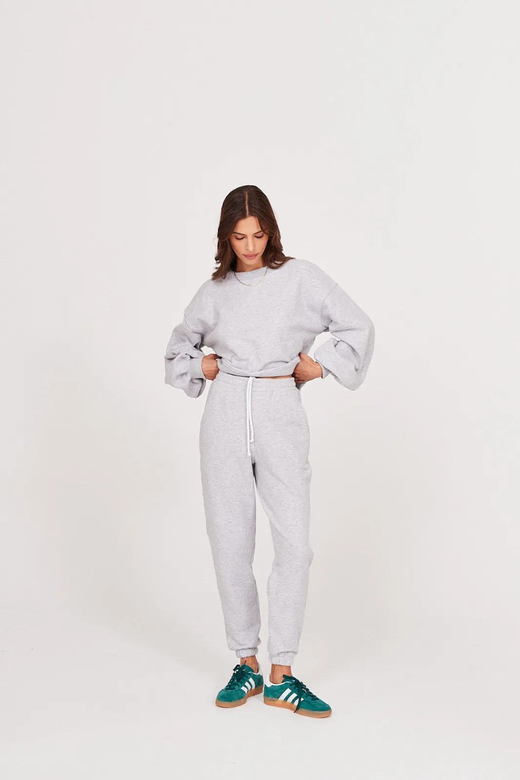 TALYA Spodnie Dresowe^Spodnie dresowe light grey melange