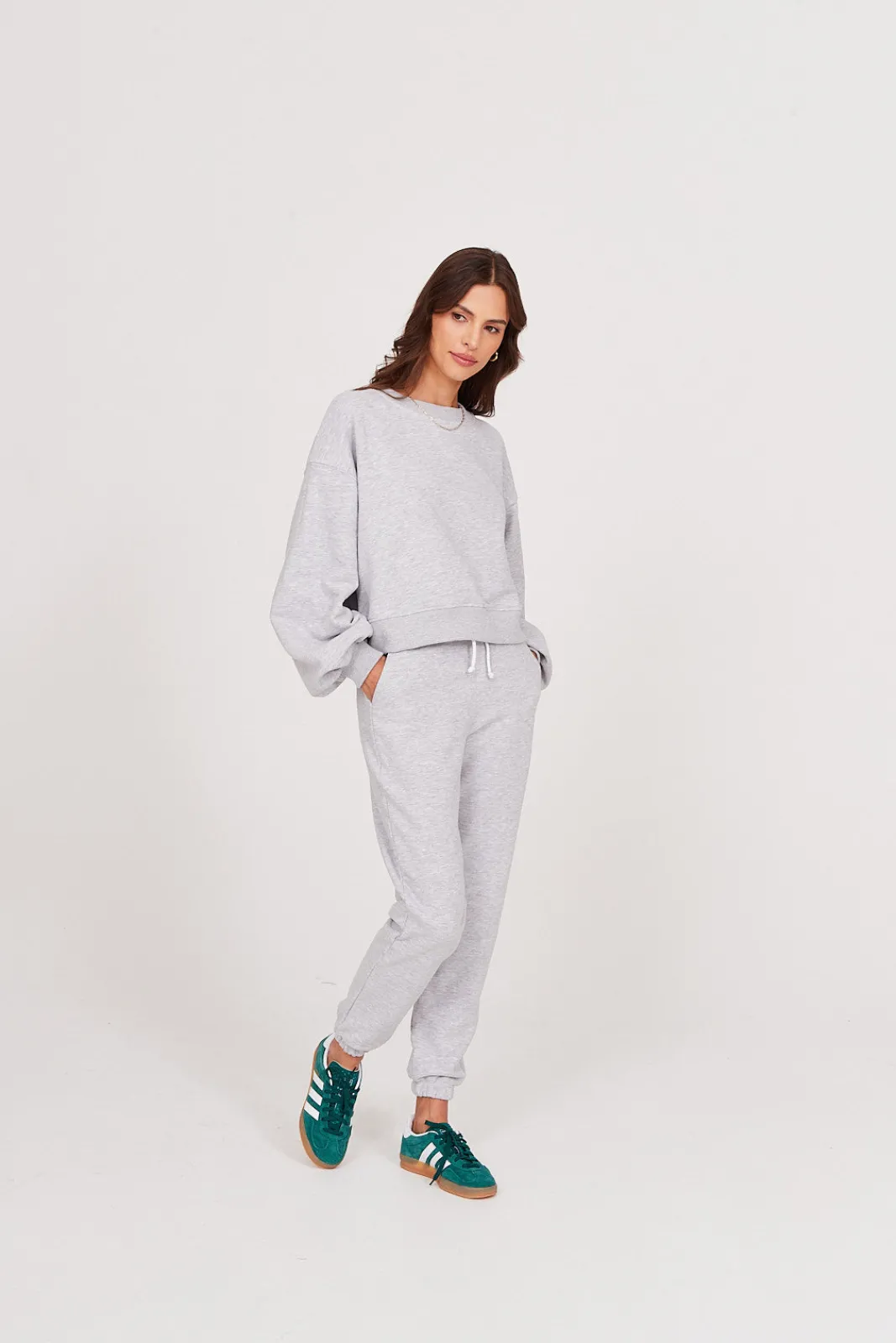 TALYA Spodnie Dresowe^Spodnie dresowe light grey melange