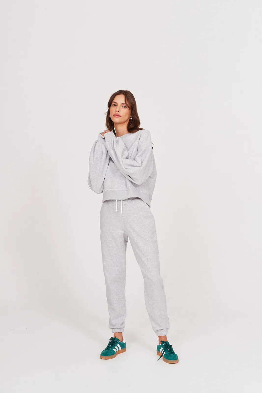 TALYA Spodnie Dresowe^Spodnie dresowe light grey melange