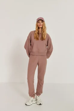 TALYA Spodnie Dresowe^Spodnie dresowe mocca mousse