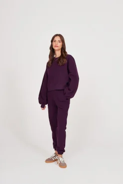 TALYA Spodnie Dresowe^Spodnie dresowe plum
