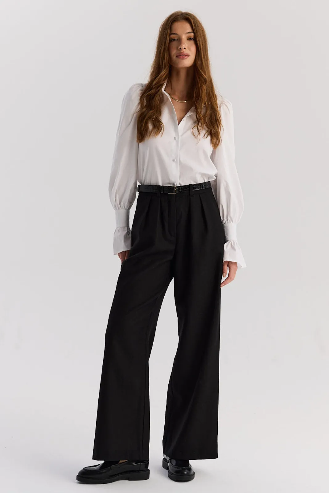 TALYA Spodnie^Spodnie Jackson wool black