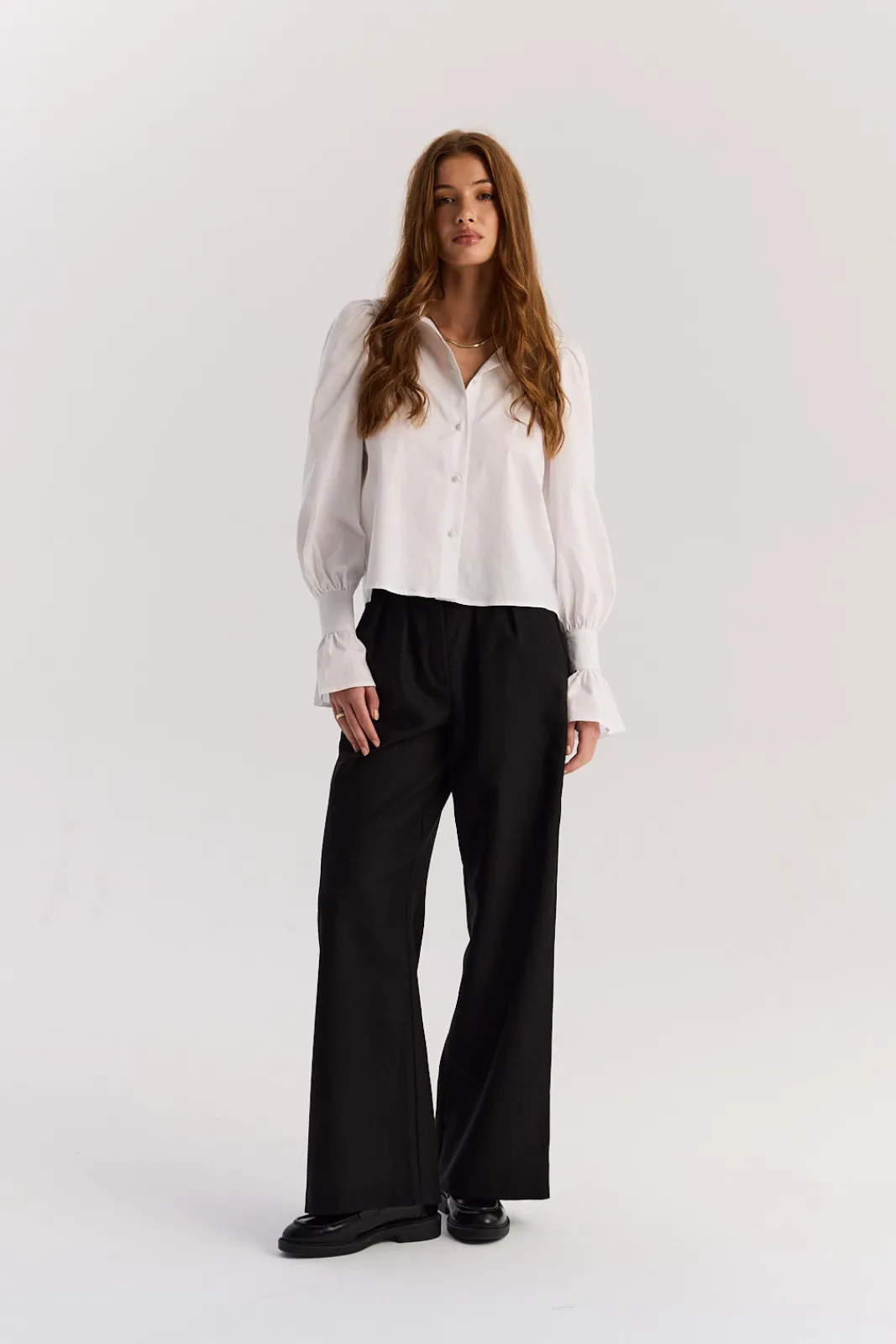 TALYA Spodnie^Spodnie Jackson wool black