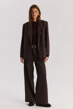 TALYA Spodnie^Spodnie Jackson wool chocolate