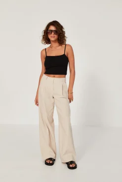 TALYA Spodnie^Spodnie Logan beige