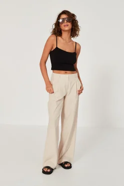 TALYA Spodnie^Spodnie Logan beige