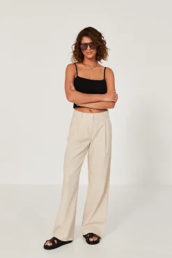 TALYA Spodnie^Spodnie Logan beige