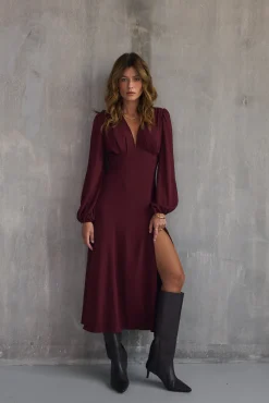TALYA Sukienki^Sukienka Lea burgundy