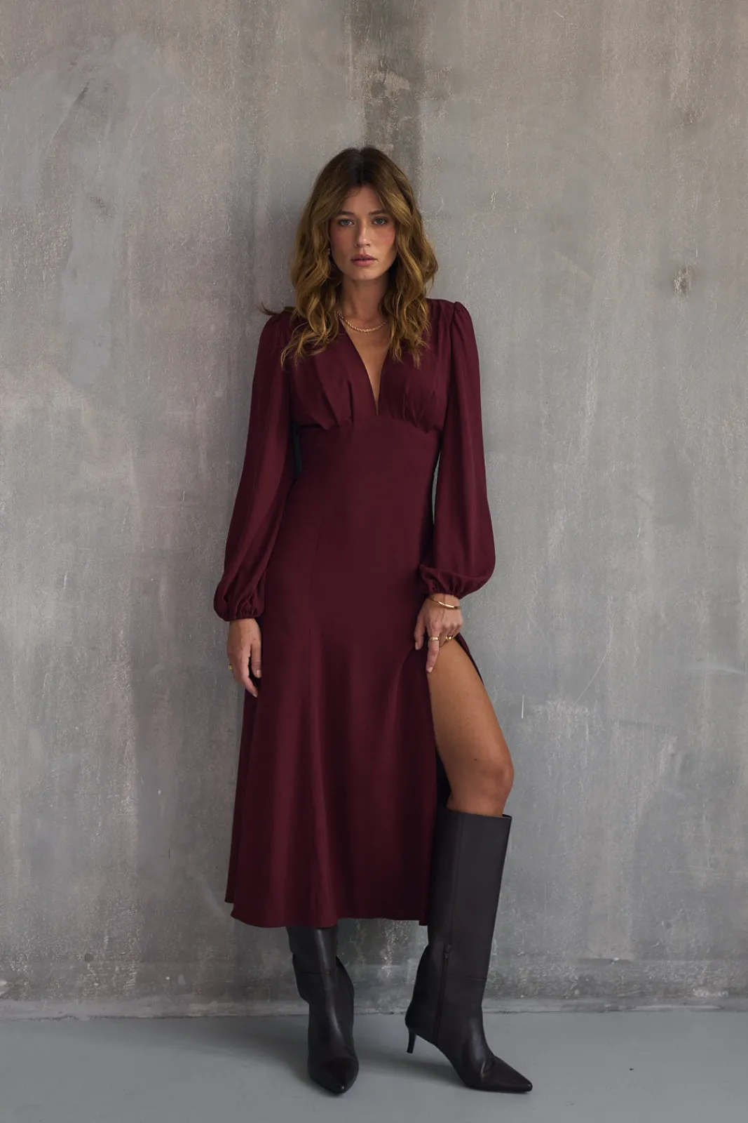 TALYA Sukienki^Sukienka Lea burgundy