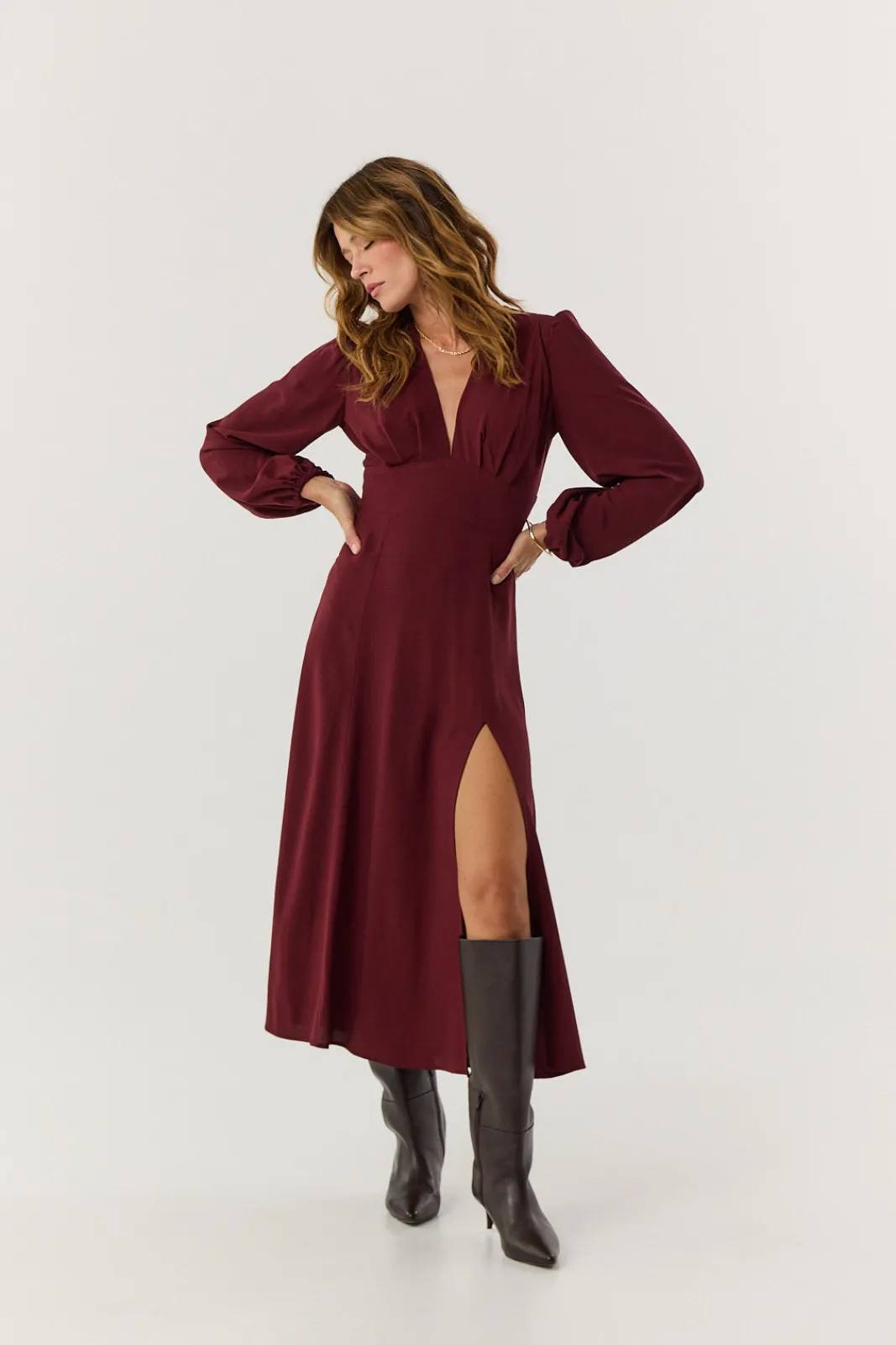TALYA Sukienki^Sukienka Lea burgundy