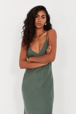 TALYA Sukienki^Sukienka Selena smoky green