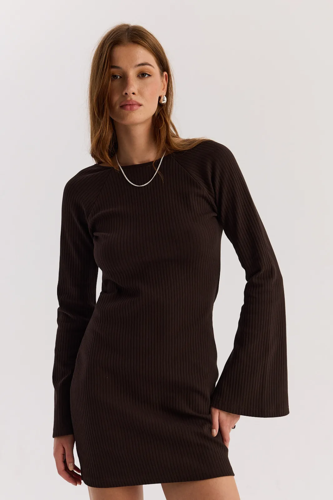 TALYA Sukienki^Sukienka Sharon short dark chocolate