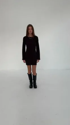 TALYA Sukienki^Sukienka Sharon short dark chocolate