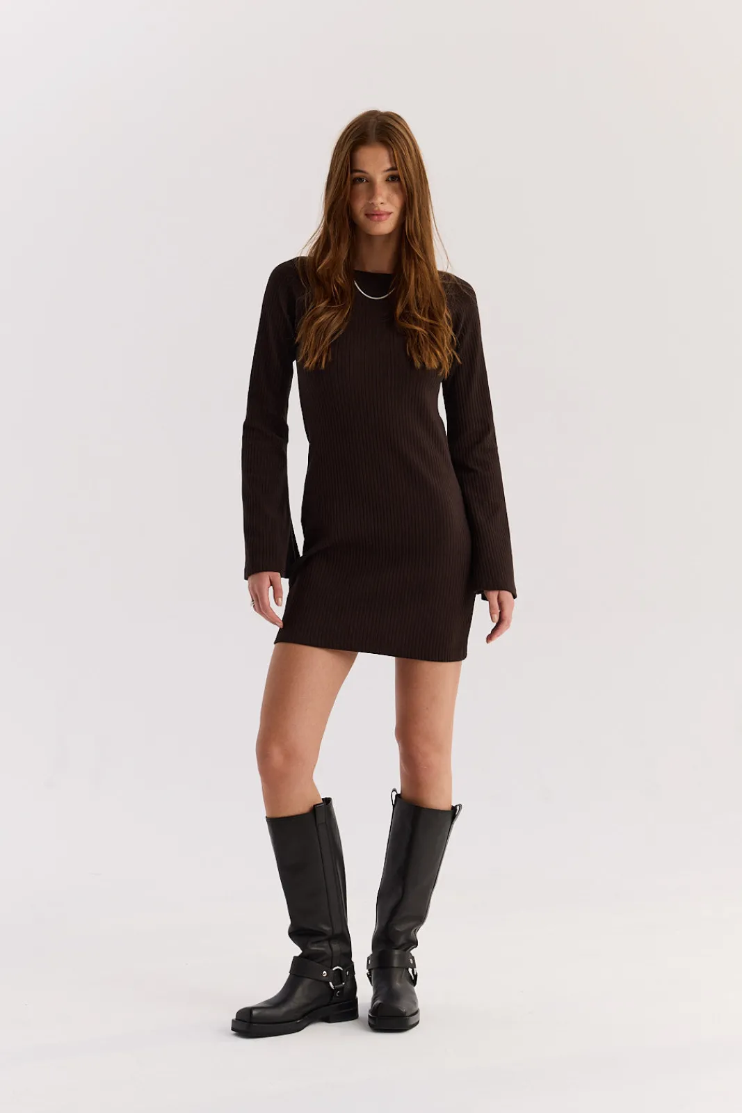 TALYA Sukienki^Sukienka Sharon short dark chocolate