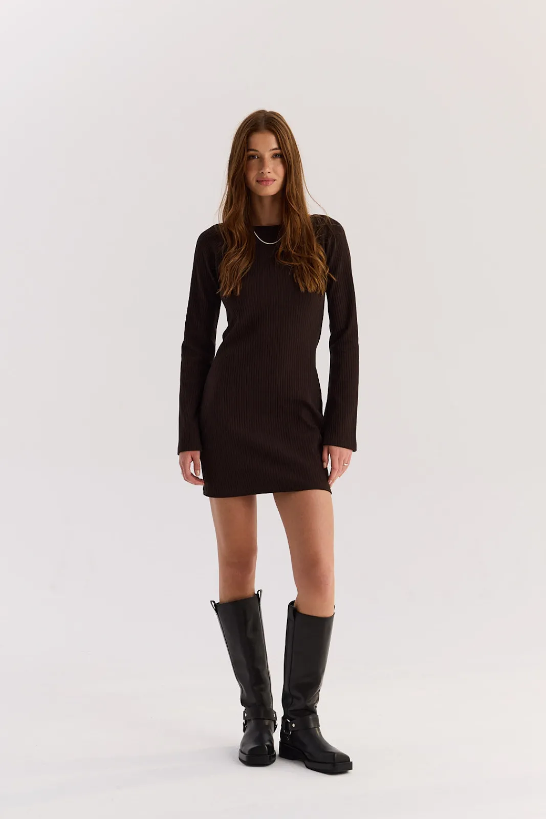 TALYA Sukienki^Sukienka Sharon short dark chocolate