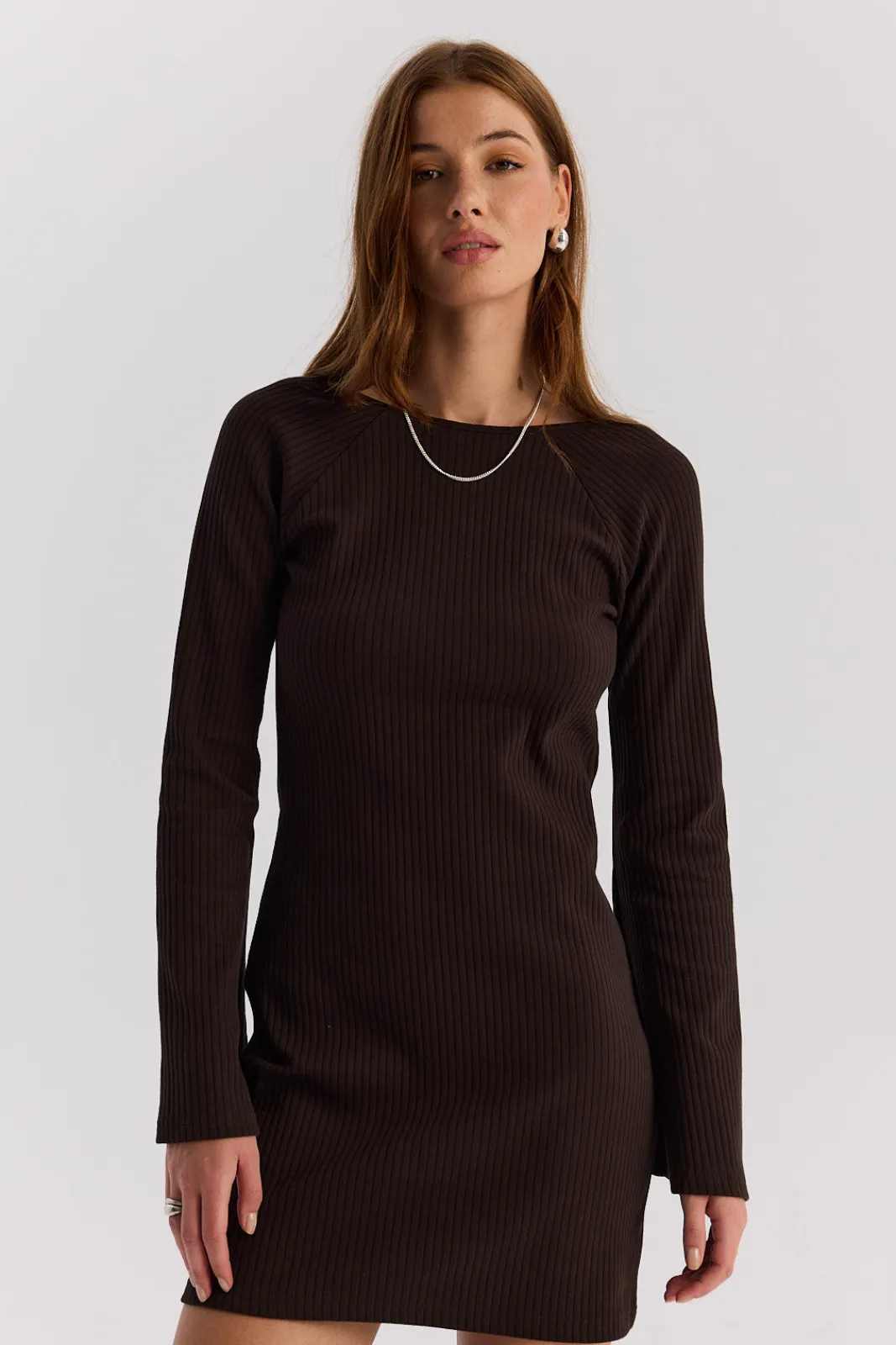 TALYA Sukienki^Sukienka Sharon short dark chocolate