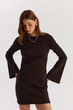 TALYA Sukienki^Sukienka Sharon short dark chocolate