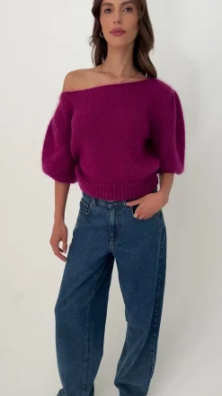 TALYA Swetry^Sweter Gwen raspberry