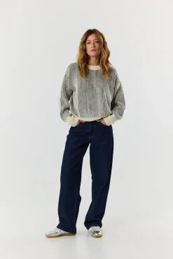 TALYA Swetry^Sweter Kelly khaki