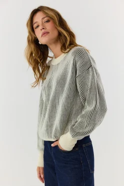 TALYA Swetry^Sweter Kelly khaki