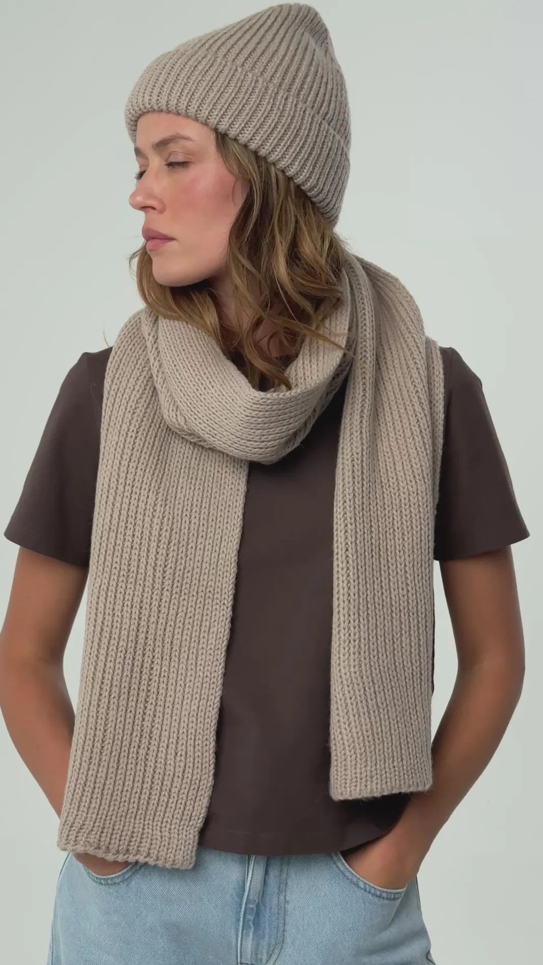 TALYA Akcesoria^Szalik Lulu beige