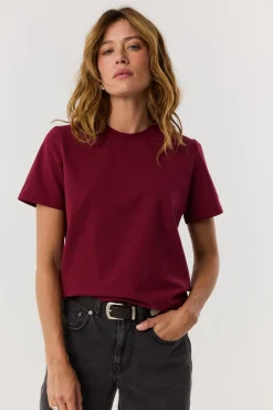 TALYA T-Shirty^T-shirt Tony burgundy